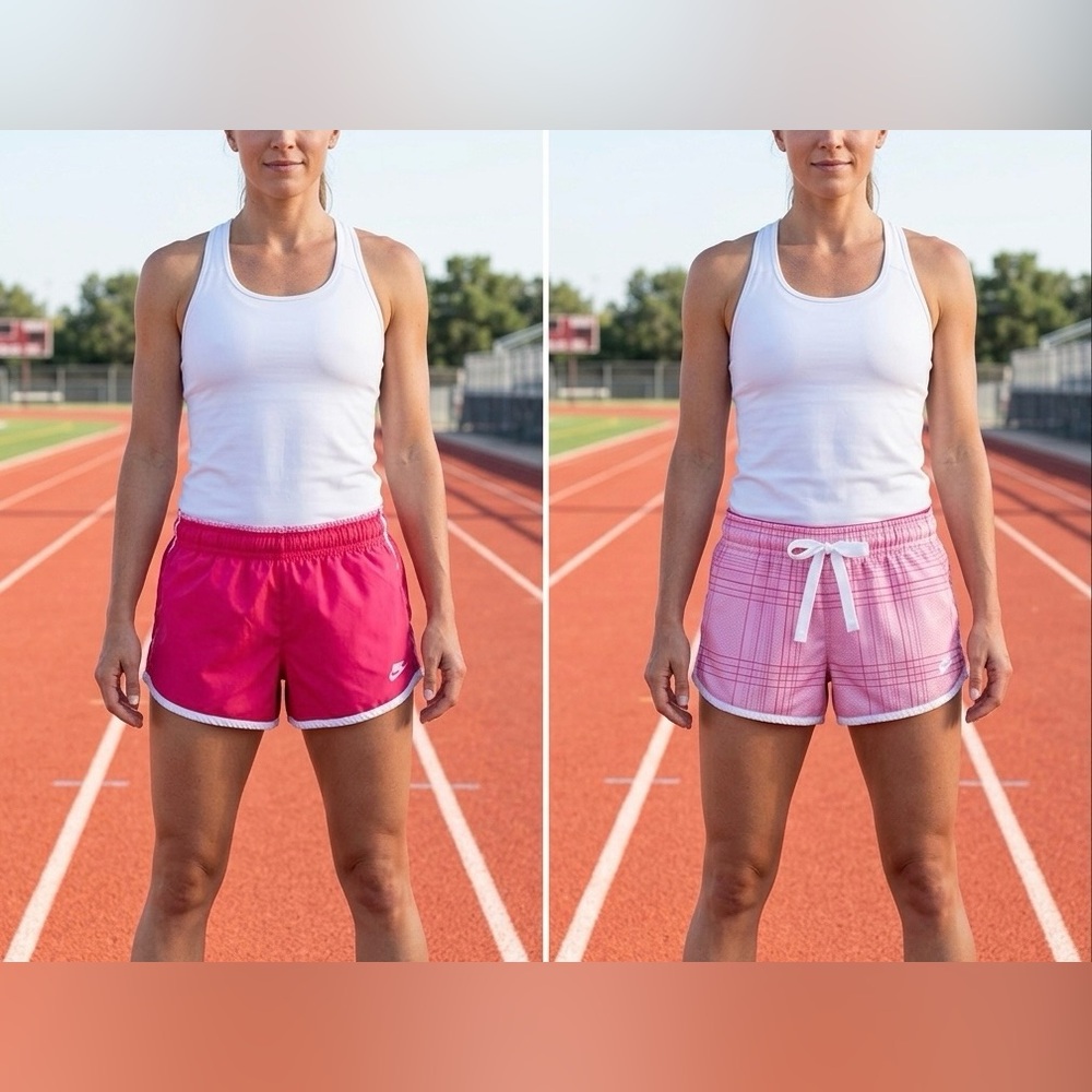 Nike Dri-Fit Reversible Mesh Running Shorts 3.5” Activewear Workout Gym Training